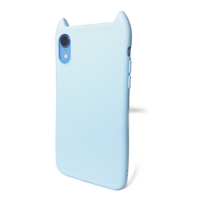 【iPhoneXR ケース】HANA 衝撃吸収TPU 猫耳デザインケース (BLUE)サブ画像
