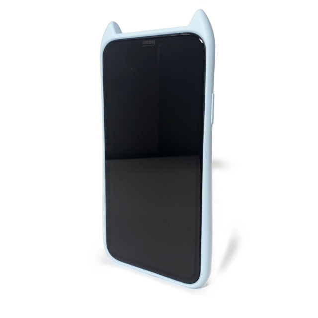 【iPhoneXR ケース】HANA 衝撃吸収TPU 猫耳デザインケース (BLUE)サブ画像