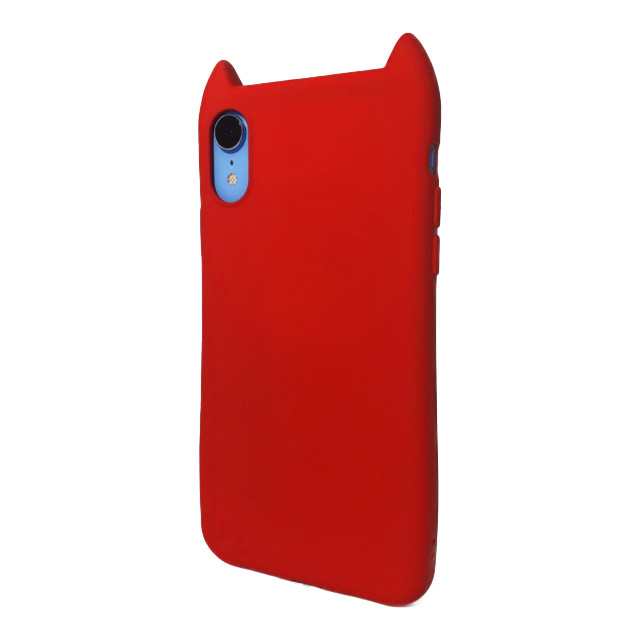 【iPhoneXR ケース】HANA 衝撃吸収TPU 猫耳デザインケース (RED)goods_nameサブ画像