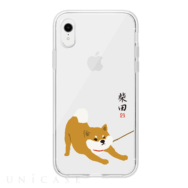 【iPhoneXR ケース】しばたさんクリアケース (クビワ)