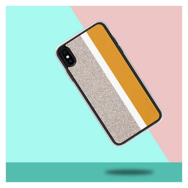 【iPhoneXS Max ケース】Stripe デザインケース (Yellow)サブ画像