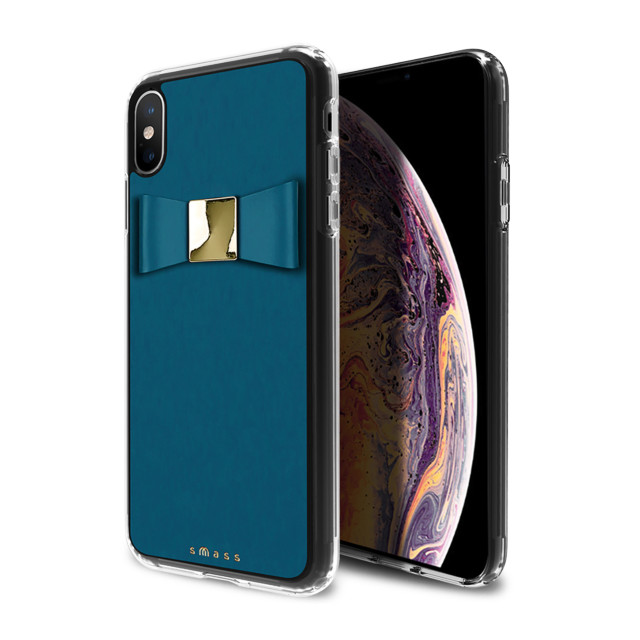 【iPhoneXS Max ケース】Rebon 本革 デザインケース (Aqua Blue)サブ画像