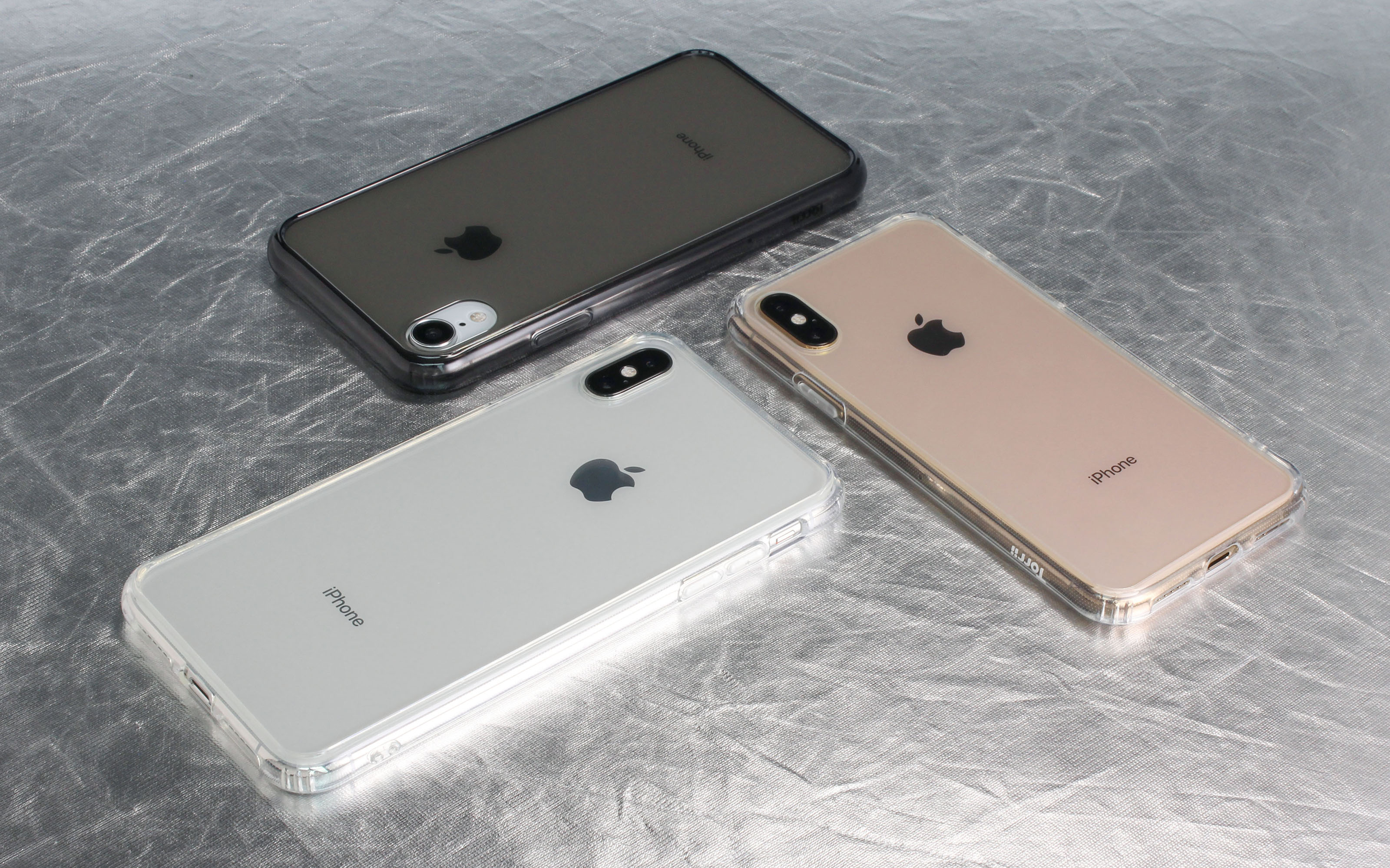 【iPhoneXS Max ケース】Torrii 衝撃吸収TPUフレーム + 背面強化Glass クリアケース  (リングスタンドストラップ付き) Clearサブ画像