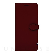 【iPhoneXS/X ケース】CAPO.D 本革手帳型ケース  (Burgundy)