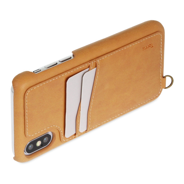 【iPhoneXS/X ケース】KOALA カードポケット付きiPhoneケース（ストラップ付き） Brownサブ画像