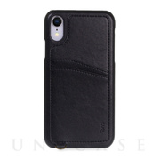 【iPhoneXR ケース】Torrii  KOALA カードポケット付きiPhoneケース（ストラップ付き） Black
