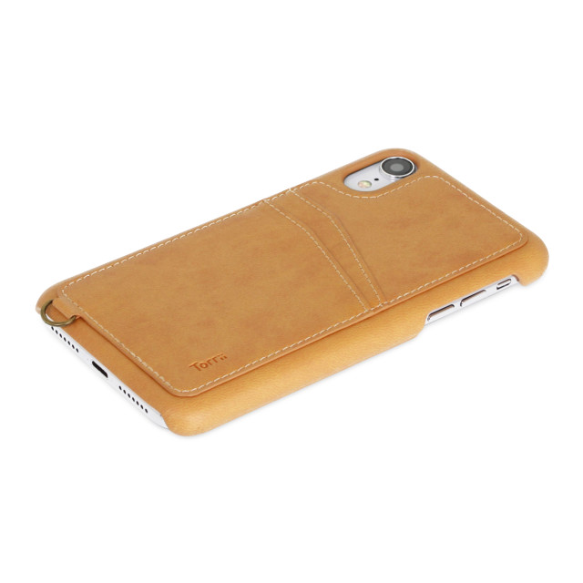 【iPhoneXR ケース】KOALA カードポケット付きiPhoneケース（ストラップ付き） Brownサブ画像