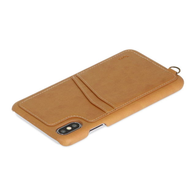 【iPhoneXS Max ケース】KOALA カードポケット付きiPhoneケース（ストラップ付き） Brownサブ画像
