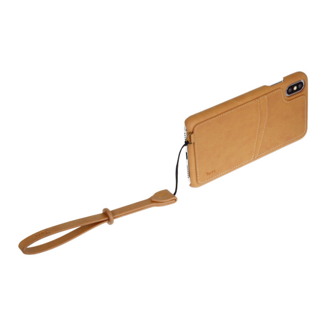 【iPhoneXS Max ケース】KOALA カードポケット付きiPhoneケース（ストラップ付き） Brownサブ画像