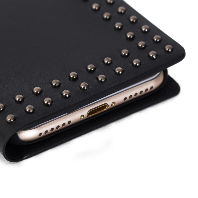 【iPhoneXR ケース】Dot Studs Diary (レッド)サブ画像