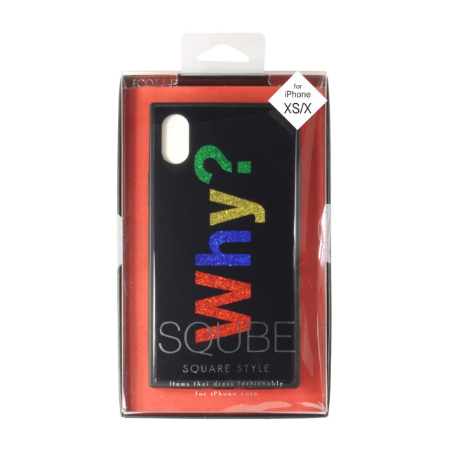 【iPhoneXS ケース】SQUBE GLITTER CASE (WHY)goods_nameサブ画像