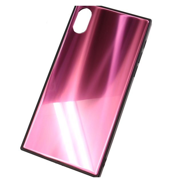 【iPhoneXS ケース】SQUBE AURORA CASE (ピンク)サブ画像