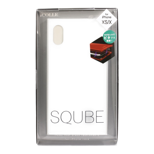 【iPhoneXS ケース】SQUBE PREMIUM CASE (ホワイト)サブ画像