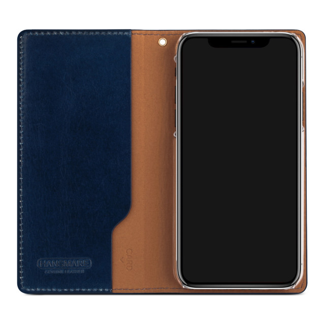 【iPhoneXS Max ケース】ITALY COW LEATHER CASE (ネイビー)サブ画像