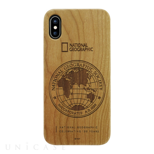【iPhoneXS Max ケース】130th Anniversary case Nature Wood (チェリーウッド)