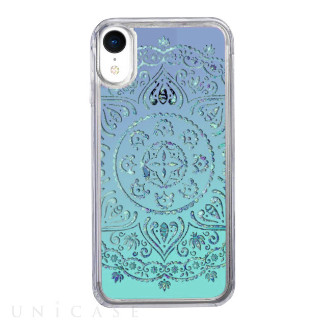【iPhoneXR ケース】Sparkle case (White lace)