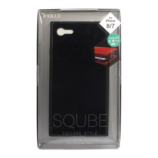 【iPhone8/7 ケース】SQUBE PREMIUM CASE (ブラック)サブ画像