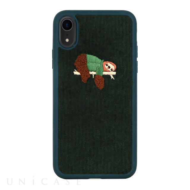 Iphonexr ケース Corduroy Buckle Bartype スロース グリーン Design Skin Iphoneケースは Unicase