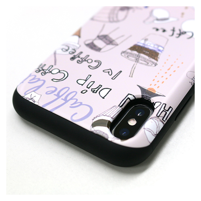 【iPhoneXS/X ケース】Card slide French Cafe (グリーン)goods_nameサブ画像