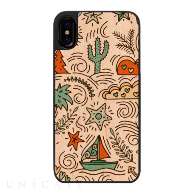 【iPhoneXS Max ケース】ウッディフォトケース (Mexico)