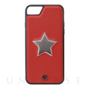 【iPhoneSE(第2世代)/8/7/6s/6 ケース】ONE STAR leatherケース (RD)