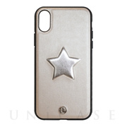 【iPhoneXS/X ケース】ONE STAR leatherケース (GD)