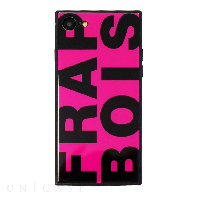 【iPhone8/7 ケース】FRAPBOIS スクエア型 ガラスケース (FRAPBOIS PINK)