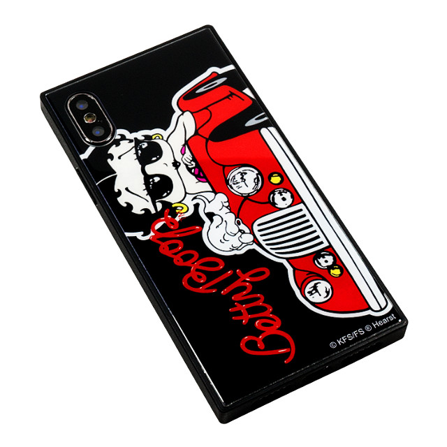 【iPhoneXS/X ケース】Betty Boop スクエア型 ガラスケース (CAR)サブ画像