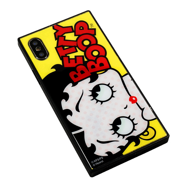 【iPhoneXS/X ケース】Betty Boop スクエア型 ガラスケース (YELLOW)goods_nameサブ画像