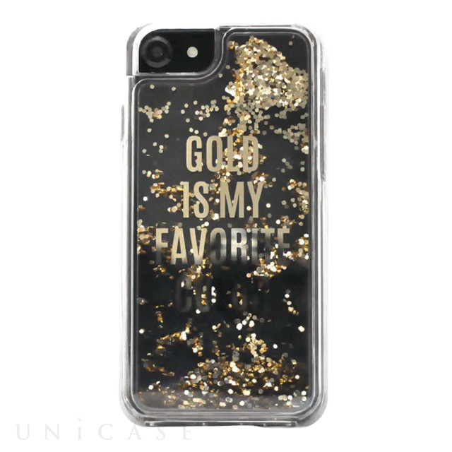 【iPhoneSE(第2世代)/8/7/6s/6 ケース】Liquid case (LOVE GOLD)