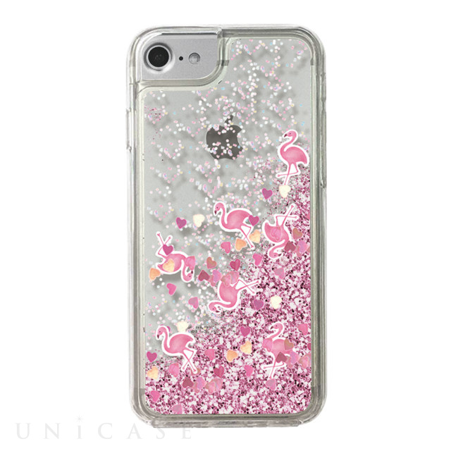 【iPhoneSE(第2世代)/8/7/6s/6 ケース】Liquid case (flamingo)