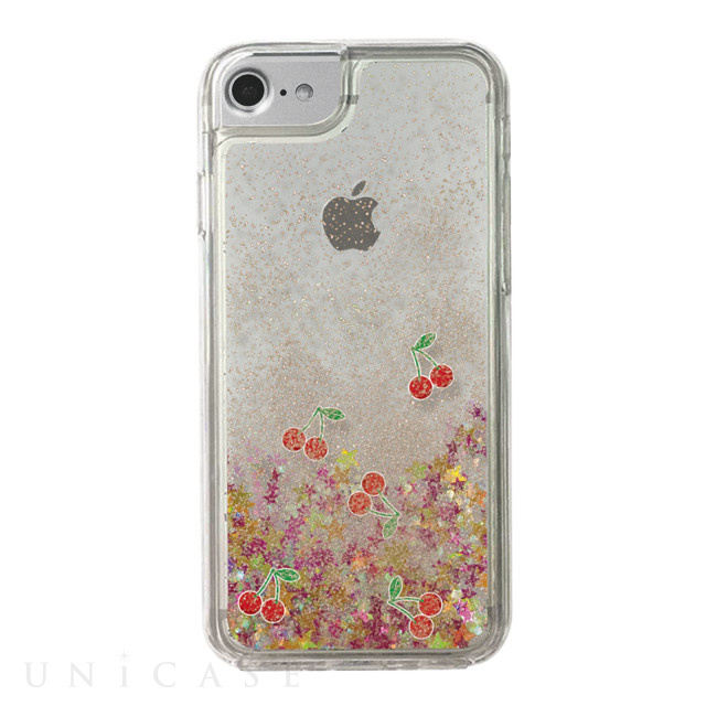 【iPhoneSE(第2世代)/8/7/6s/6 ケース】Liquid case (cherry)