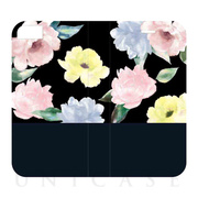 【iPhoneSE(第2世代)/8/7/6s/6 ケース】2WAY CASE (colorful flower-BLK)