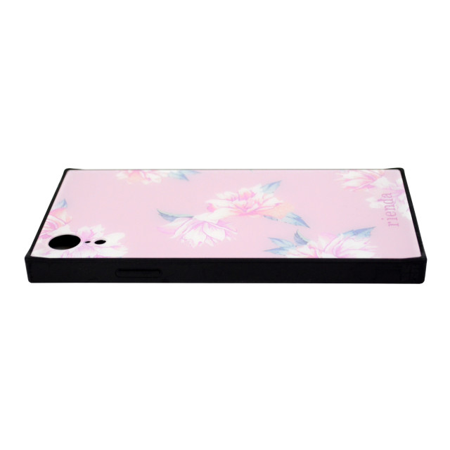 【iPhoneXR ケース】rienda 背面ガラスケース (ワントーンフラワー/Pink)サブ画像