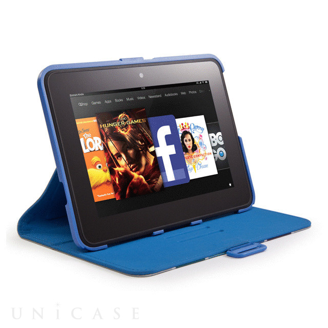 【kindle fire HD ケース】FitFolio - ColorBar Arctic Blue