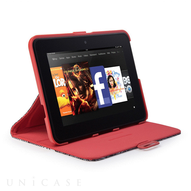 【kindle fire HD ケース】FitFolio - FreshBloom Pink Coral