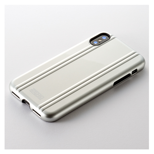 【アウトレット】【iPhoneX ケース】ZERO HALLIBURTON Hybrid Shockproof case for iPhone X(SILVER)goods_nameサブ画像