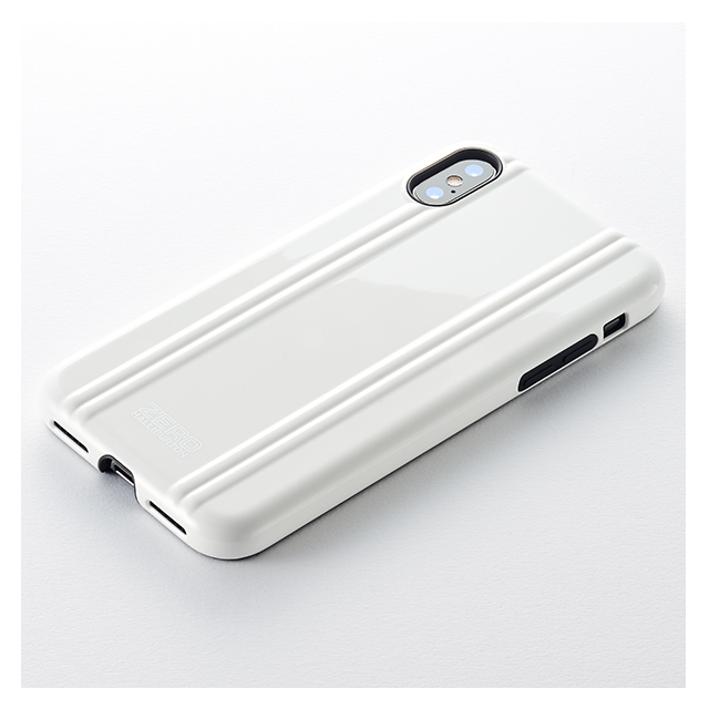 【アウトレット】【iPhoneX ケース】ZERO HALLIBURTON Hybrid Shockproof case for iPhone X(WHITE)サブ画像