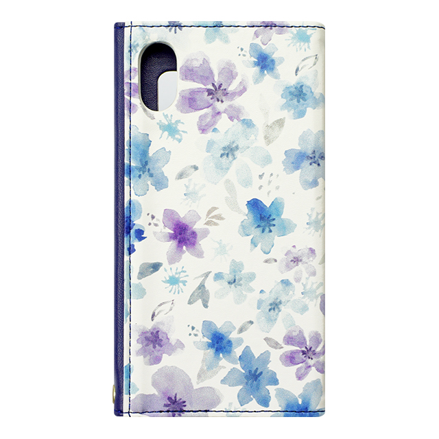 【アウトレット】【iPhoneXS/X ケース】Flower Series mirror case for iPhoneXS/X(Watery Blue）サブ画像