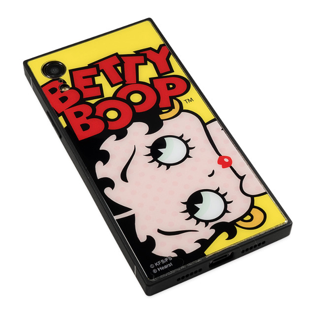 【iPhoneXR ケース】Betty Boop スクエア型 ガラスケース (YELLOW)サブ画像