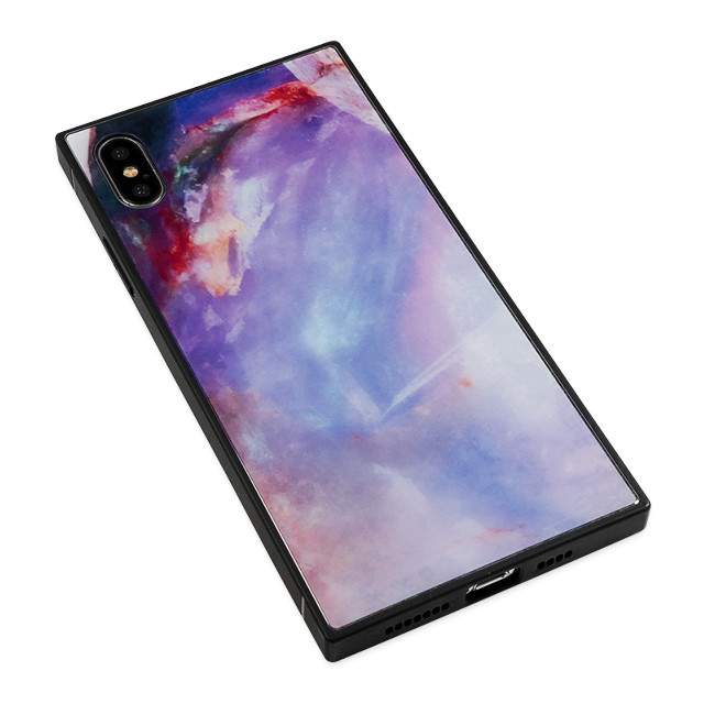 【iPhoneXS Max ケース】KWH スクエア型 ガラスケース (OPAL PPL)サブ画像