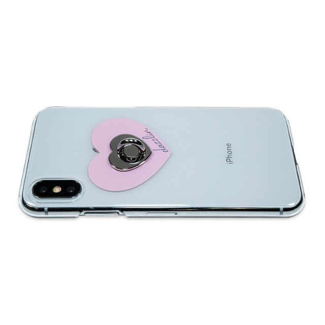 【iPhoneXS/X ケース】dazzlin クリアケース FUR (CHERRY PINK)サブ画像