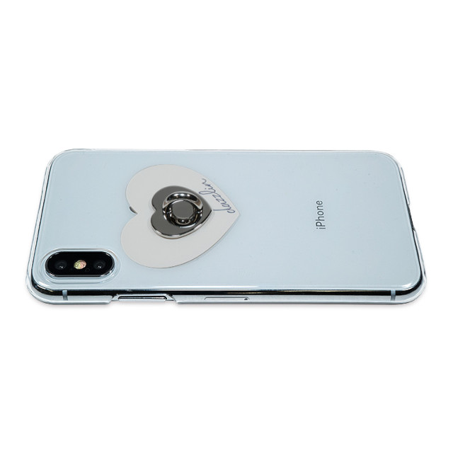 【iPhoneXS/X ケース】dazzlin クリアケース FUR (CREAM WHITE)サブ画像