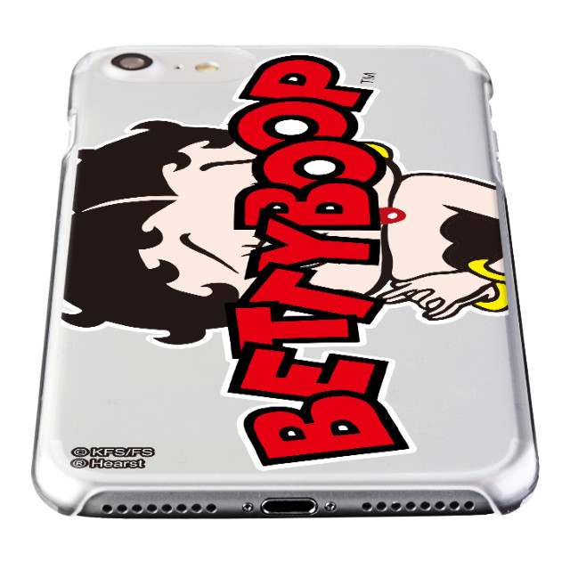【iPhone8/7/6s/6 ケース】Betty Boop クリアケース (LOGO Red ＆ Black)goods_nameサブ画像