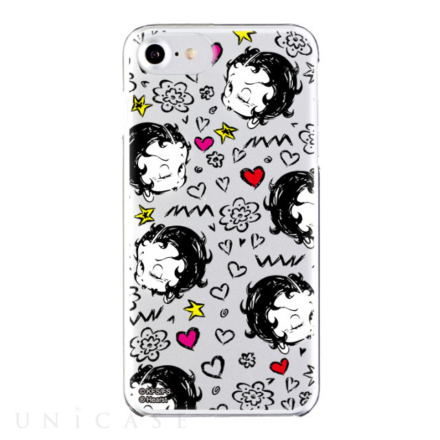【iPhone8/7/6s/6 ケース】Betty Boop クリアケース (Wink Wink)