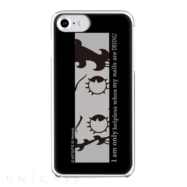 【iPhone8/7/6s/6 ケース】Betty Boop クリアケース (BLACK)