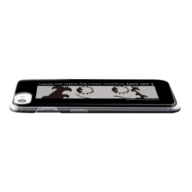 【iPhone8/7/6s/6 ケース】Betty Boop クリアケース (BLACK)goods_nameサブ画像