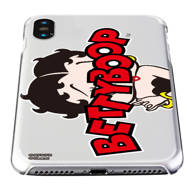 【iPhoneXS/X ケース】Betty Boop クリアケース (LOGO Red ＆ Black)goods_nameサブ画像