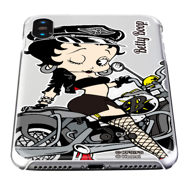 【iPhoneXS/X ケース】Betty Boop クリアケース (BLACK BIKE)goods_nameサブ画像