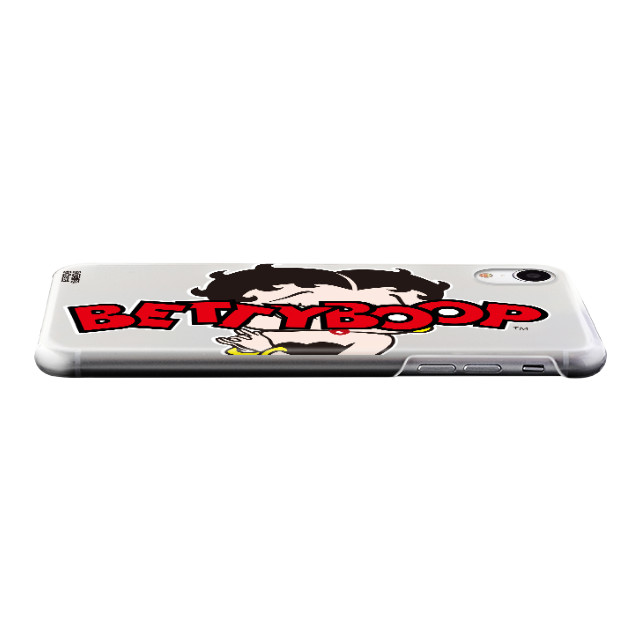 【iPhoneXR ケース】Betty Boop クリアケース (LOGO Red ＆ Black)goods_nameサブ画像